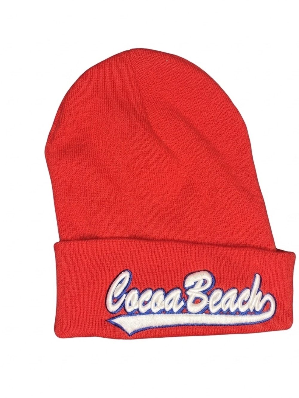 Cocoa Beach Red Knit Beanie
